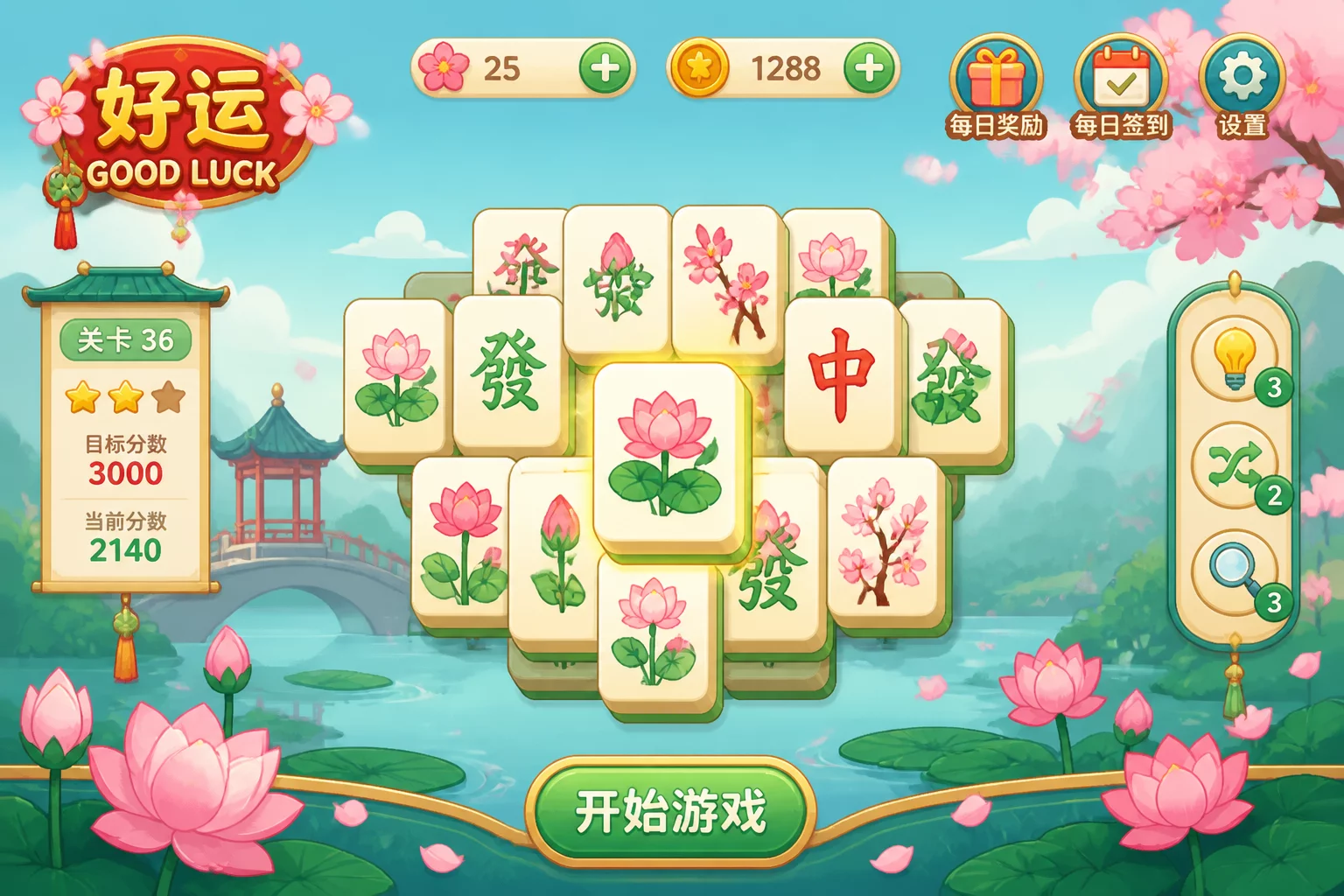 Mahjong Flowers Blossom