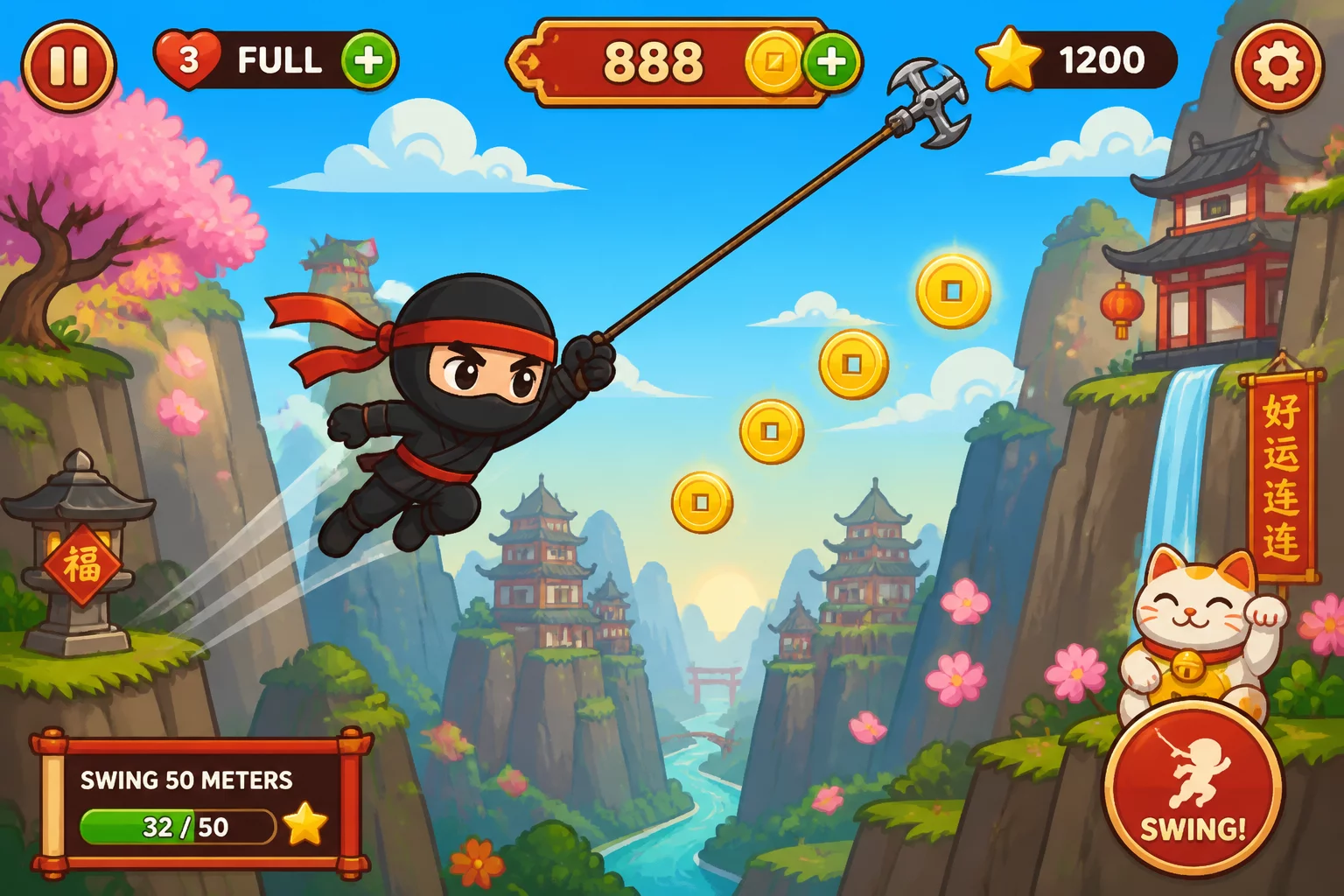 Ultimate Ninja Swing